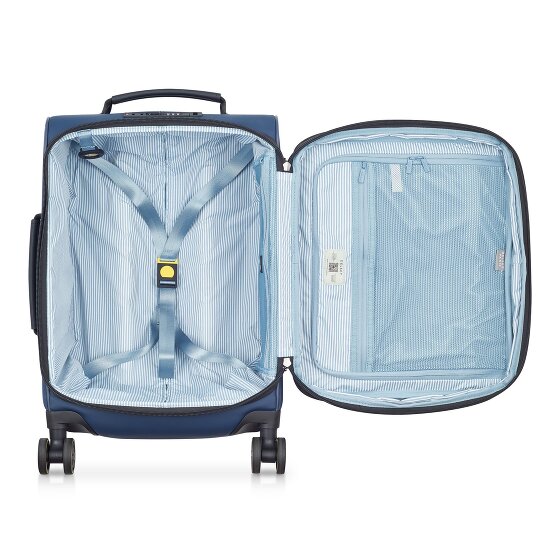Delsey Paris Turenne Soft 4 ruote Carrello della cabina 56 cm con piega di espansione