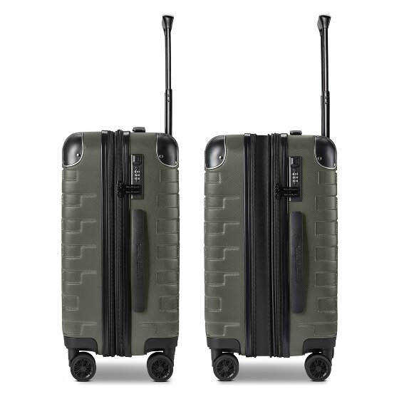 Tonino Lamborghini Milano 4 ruote Trolley cabina S 54 cm espandibile