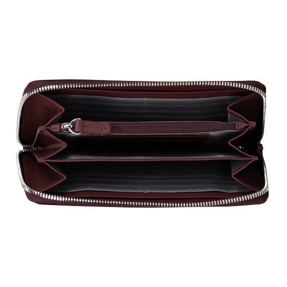 Jost Arva Portafoglio Protezione RFID Vera Pelle 19 cm