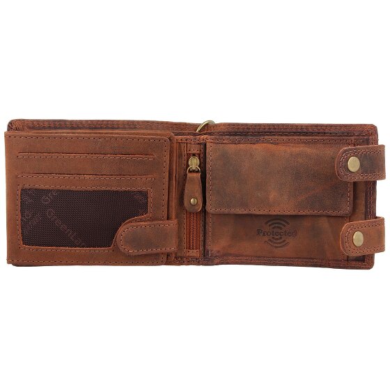 Greenland Nature Montenegro Portafoglio RFID in pelle 12 cm