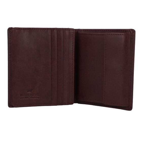 Braun Büffel Arezzo Portafoglio Protezione RFID Pelle 9.5 cm