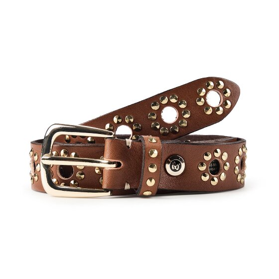b.belt Cintura con borchie Vera Pelle