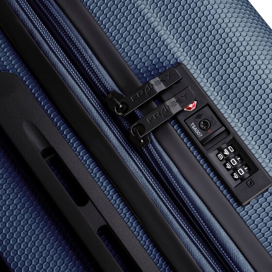 Franky Munich 4.0 Set di valigie a 4 ruote, 3 pezzi con piega elastica