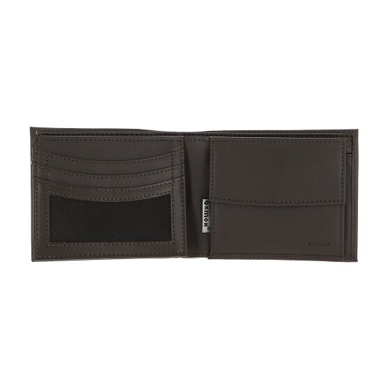 oxmox Leather Portafoglio Protezione RFID Vera Pelle 10 cm