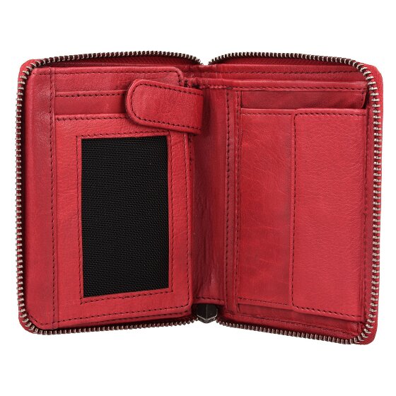 Greenburry Portafoglio in pelle lavata vintage 10 cm