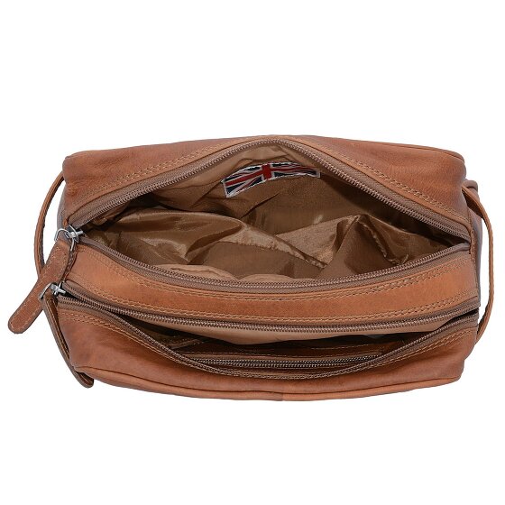 The Chesterfield Brand Wax Pull Up Borsa da toilette Pelle 24 cm