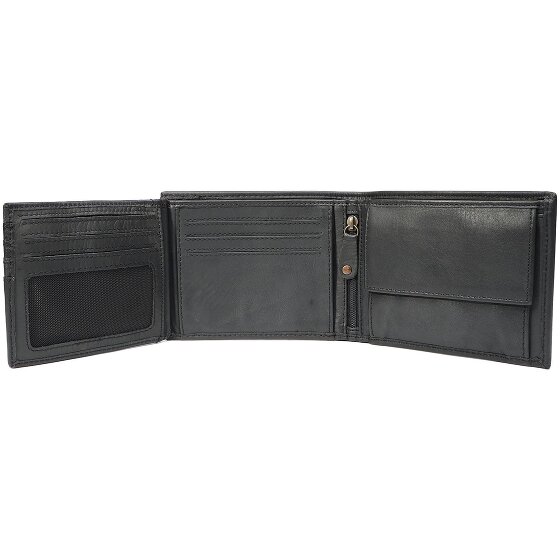 Harbour 2nd Kairos Portafoglio Protezione RFID Pelle 12 cm