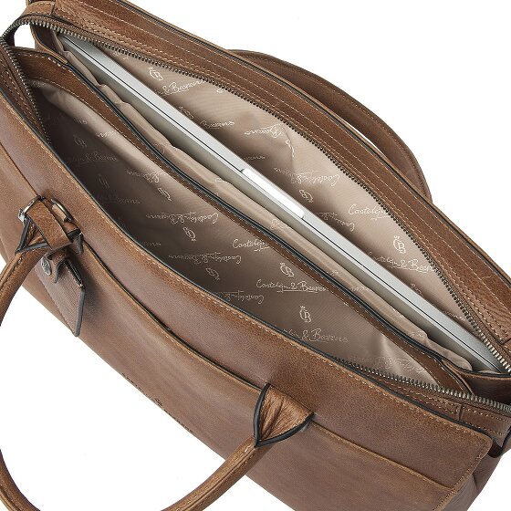 Castelijn & Beerens Carisma Borsa shopper Protezione RFID Vera Pelle 41 cm Vano porta PC