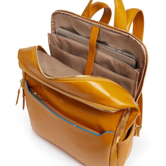 Piquadro Blue Square Zaino da giorno Protezione RFID Pelle 37 cm Scomparto per laptop