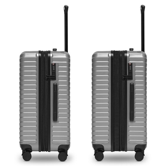 Redolz Essentials 18 4 ruote Set di valigie 3 pezzi con piega di espansione