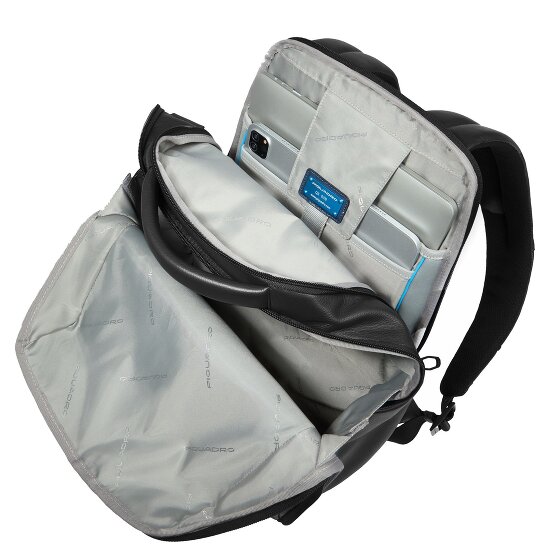 Piquadro Russel Zaino da giorno Protezione RFID Pelle 41 cm Scomparto per laptop