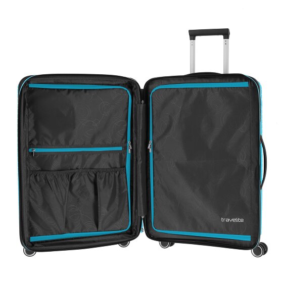 Travelite Orbita 4 ruote Set di valigie 3 pezzi con piega di espansione
