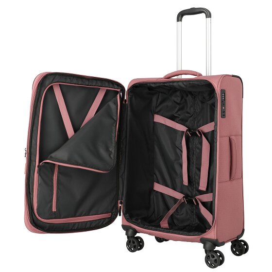 Travelite Kick Off 4 ruote Carrello M 67 cm espandibile