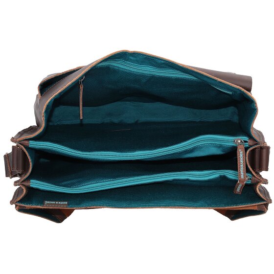 aunts & uncles Hunter Big Finn cartella in pelle 40 cm scomparto per laptop