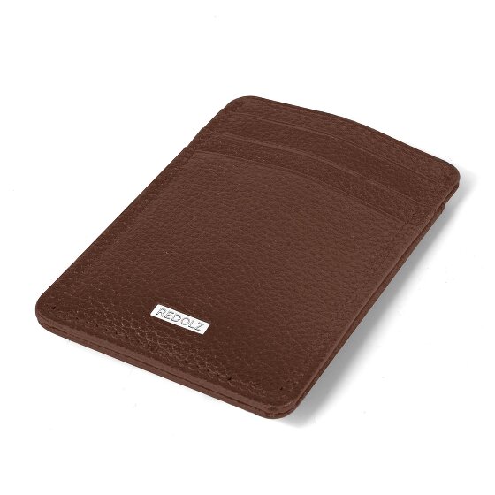 Redolz Porta carte di credito RFID in pelle Essentials da 7 cm con fermasoldi