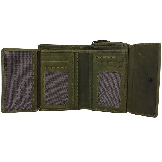 Jack Kinsky Risör Portafoglio Protezione RFID Pelle 14 cm