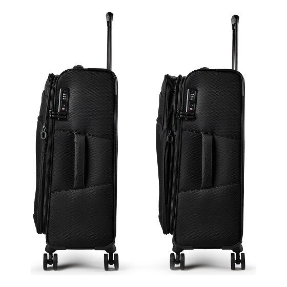 d&n Travel Line 9804 4 ruote Carrello M 68 cm espandibile