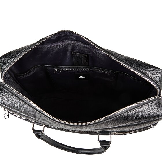 Lacoste Ossian Valigetta Vera Pelle 41 cm Vano porta PC
