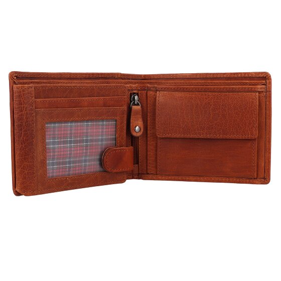 Greenburry House of Norway Portafoglio Protezione RFID Pelle 13 cm