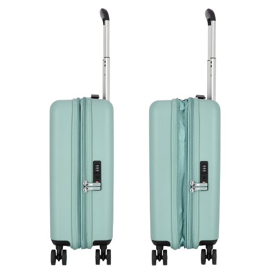 American Tourister Dynabelt 4 ruote Carrello della cabina 55 cm con piega di espansione
