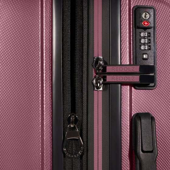 Redolz Essentials 14 4 ruote Set di valigie 3 pezzi con piega di espansione