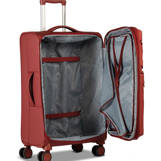 Worldpack Kyoto 4 ruote Set di valigie 3 pezzi espandibile
