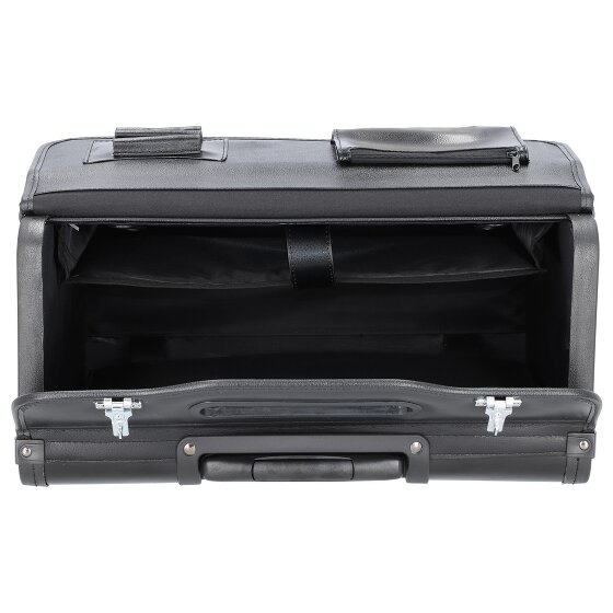 Alassio Valigia pilota in pelle a 2 ruote Scomparto per laptop da 48 cm