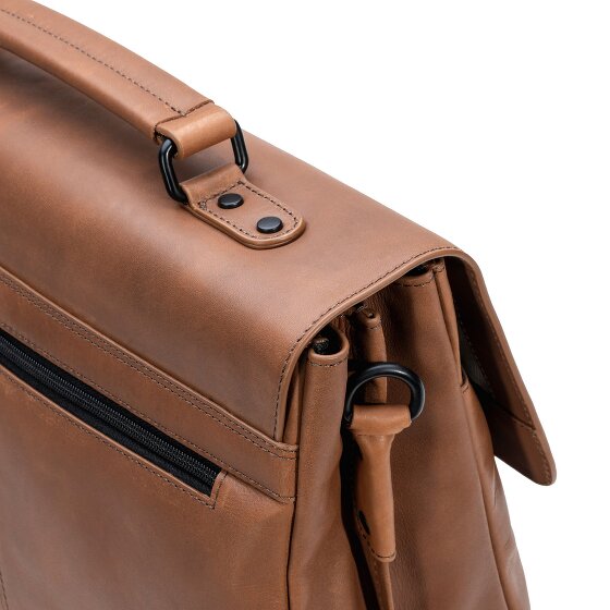 Farmhood Nashville Cartella XL 2 scomparti in pelle 39 cm