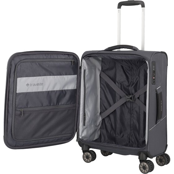 Travelite Skaii 4 Rotoli Carrello Cabina 55 cm