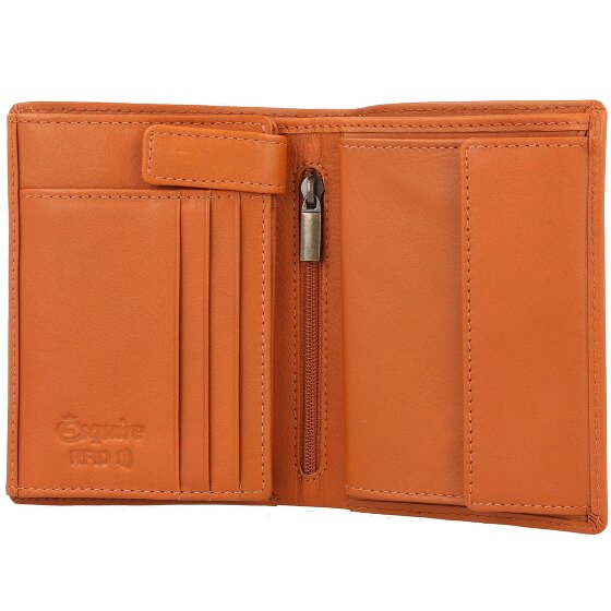 Esquire Portafoglio Perù RFID in pelle 9,5 cm