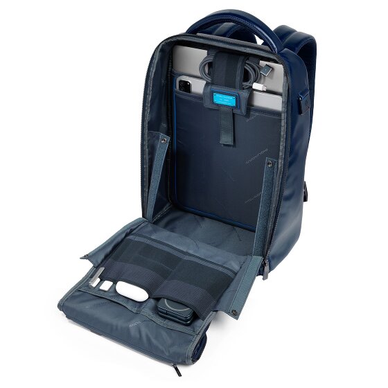 Piquadro Blue Square Zaino da giorno Pelle 29 cm Scomparto per laptop