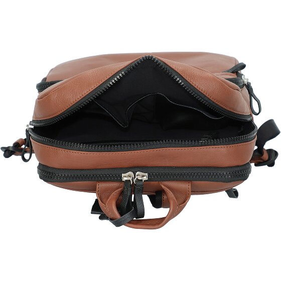 Burkely Zaino Bold Bobby in pelle 40 cm Scomparto per laptop