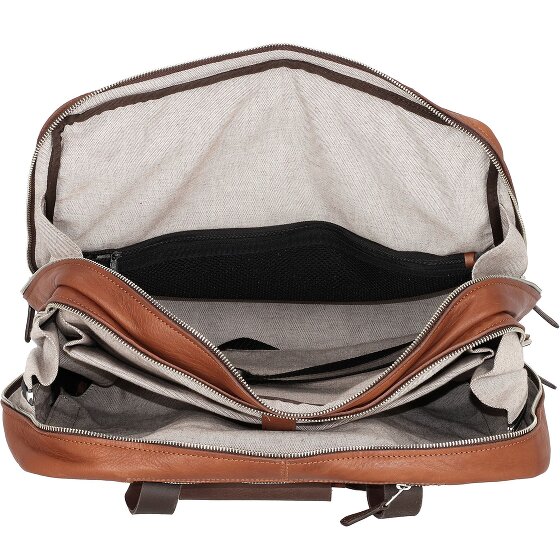 Harold's Trolley business a 2 ruote in pelle 40 cm Scomparto per laptop
