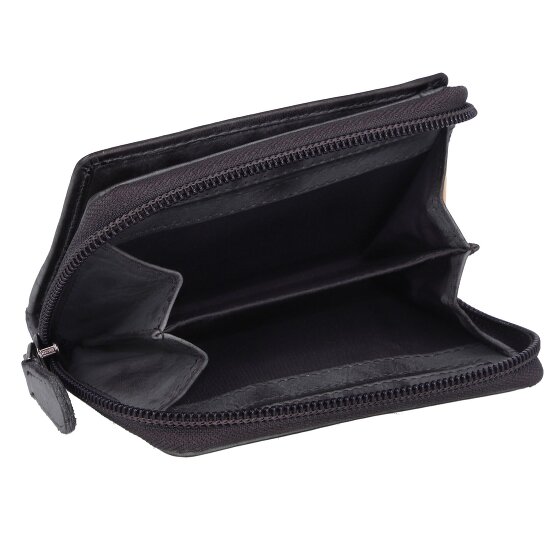 Jack Kinsky Portafoglio Nelson RFID in pelle 11 cm