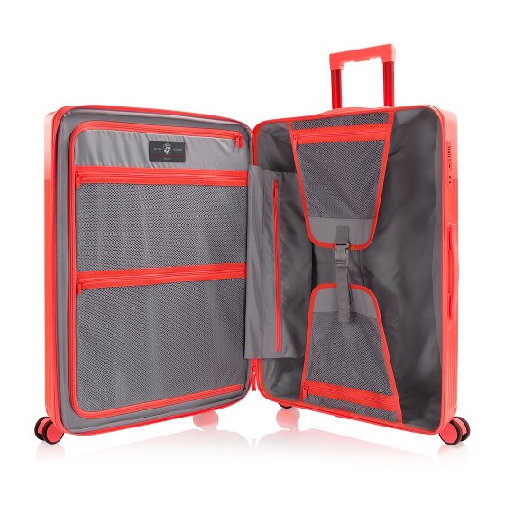 Heys HiLite 4 ruote Carrello L 74 cm con piega di espansione