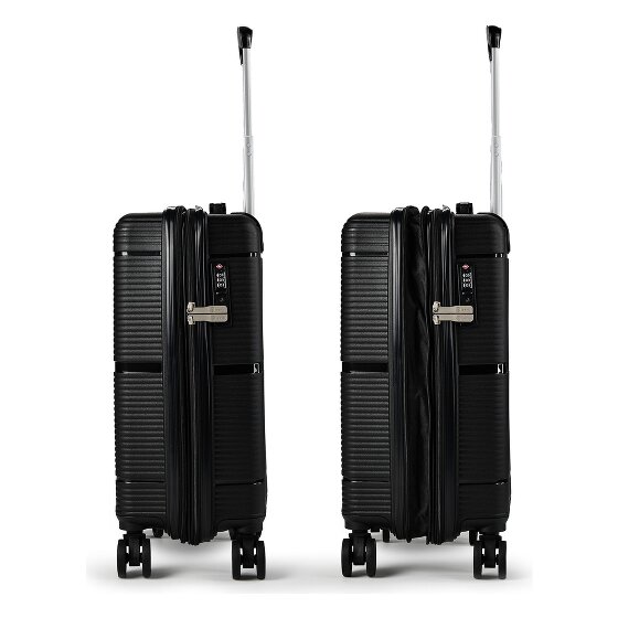 Benzi 5899 4 ruote Trolley cabina S 55 cm espandibile