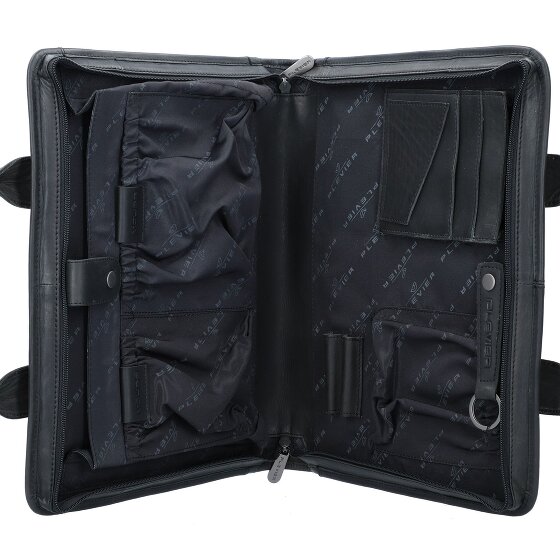 Plevier Navigator Valigetta Vera Pelle 34 cm