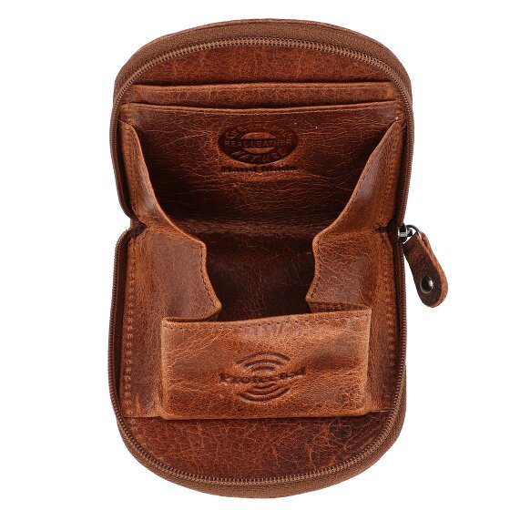 Greenland Nature Portamonete Montana RFID in pelle 9 cm