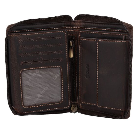 Greenburry Tornado Portafoglio Protezione RFID Pelle 10 cm