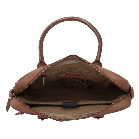Burkely Vintage Valigetta Vera Pelle 37 cm Vano porta PC
