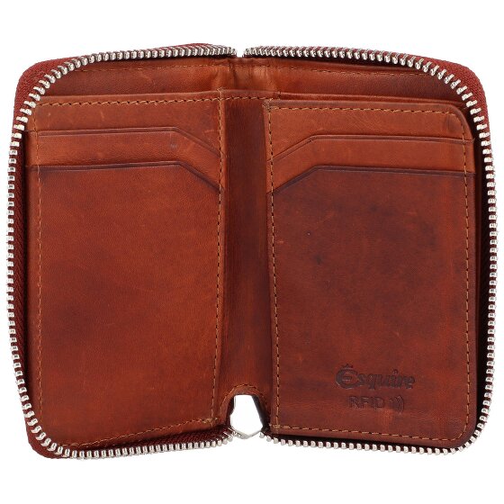 Esquire Oslo Dallas Portafoglio RFID in pelle 8 cm
