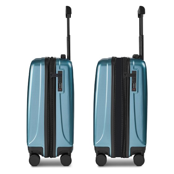 Police New York 4 ruote Trolley cabina S 54 cm espandibile