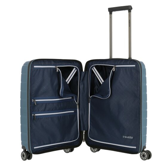 Travelite Air Base 4 ruote Carrello della cabina 55 cm Scomparto per laptop