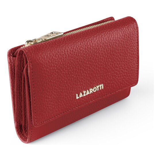 Lazarotti Bologna Portafoglio XL in pelle con scomparto con zip 14 cm
