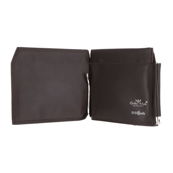 Golden Head Polo Portafoglio Protezione RFID Vera Pelle 11 cm