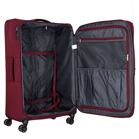 d&n Travel Line 9504 4 ruote Carrello L 76 cm con piega di espansione