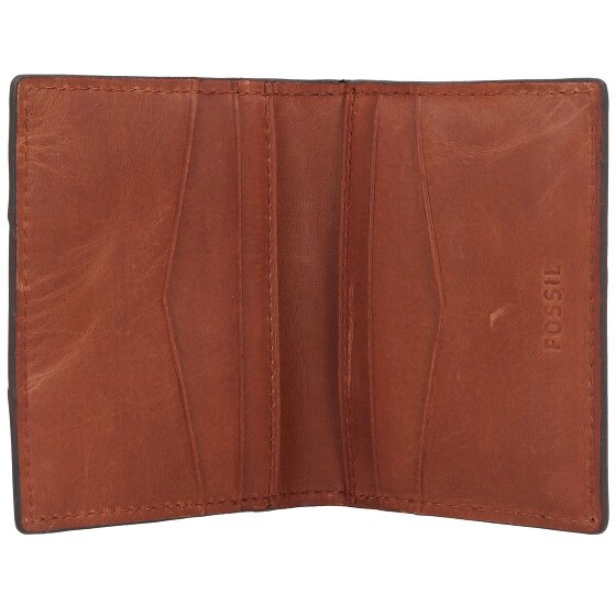 Fossil Everett Custodia per carte di credito in pelle 10 cm
