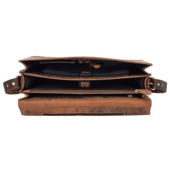 Plevier Retro Zeppelin Valigetta Pelle 43.5 cm Scomparto per laptop