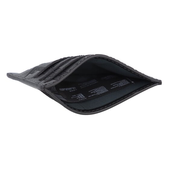 Lacoste Monogram Nomogramme Custodia per carta di credito Protezione RFID Pelle 10 cm