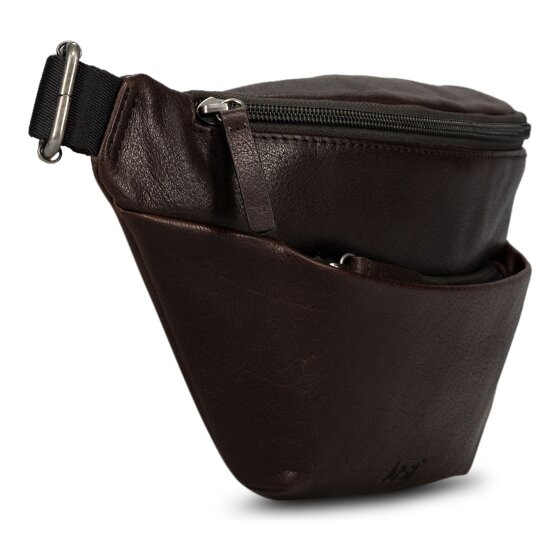 Jost Glasgow Marsupio Protezione RFID Vera Pelle 36 cm